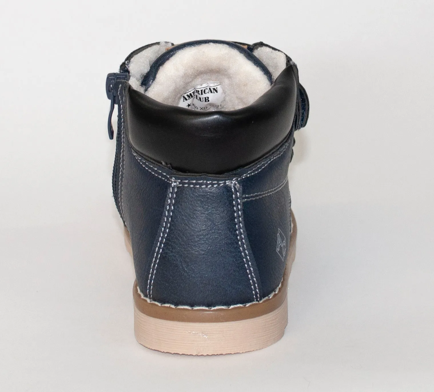 AC Boys' Navy Blue Insulated Boots | 903/21-DB