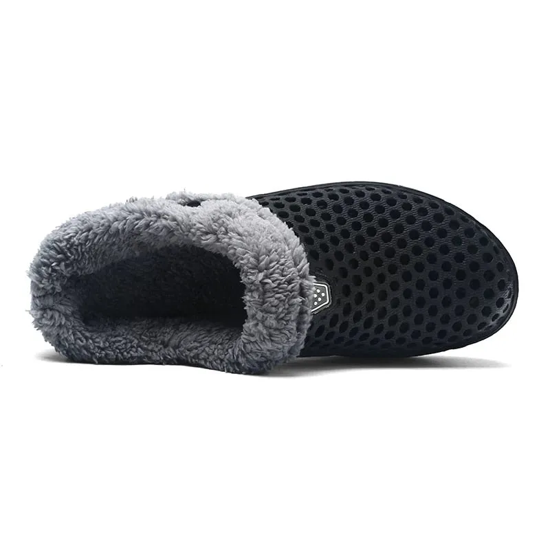 Cuzcare Women Nonslip PU Fur Slippers Family Indoor Slides