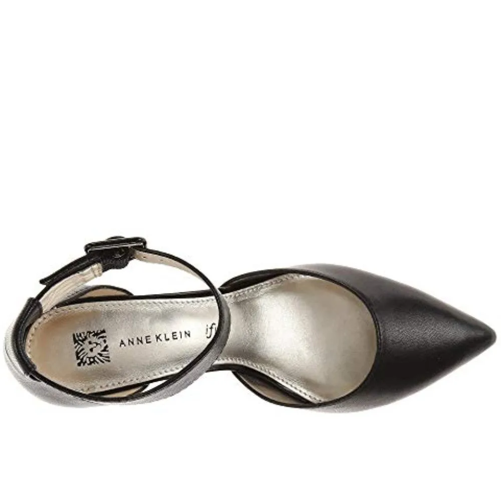 Fabulist Black Leather Anne Klein Pumps