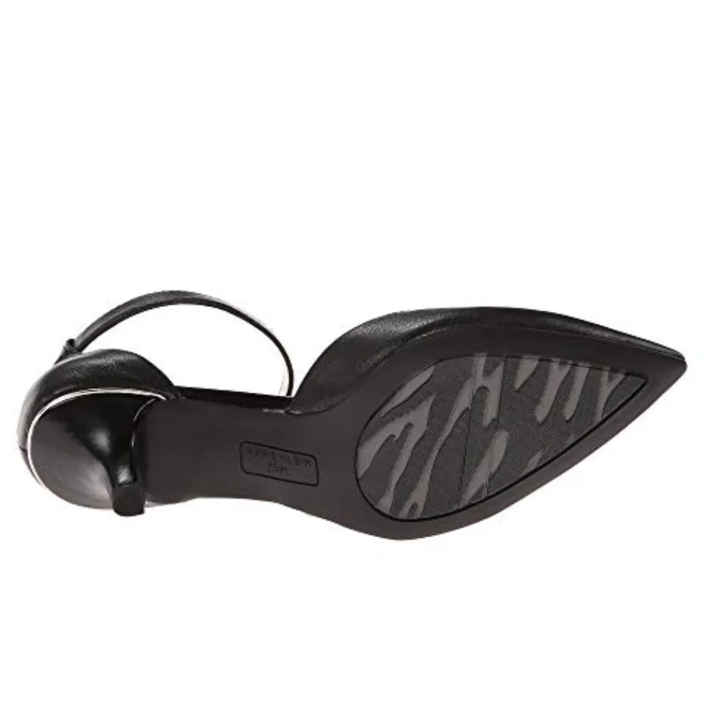 Fabulist Black Leather Anne Klein Pumps
