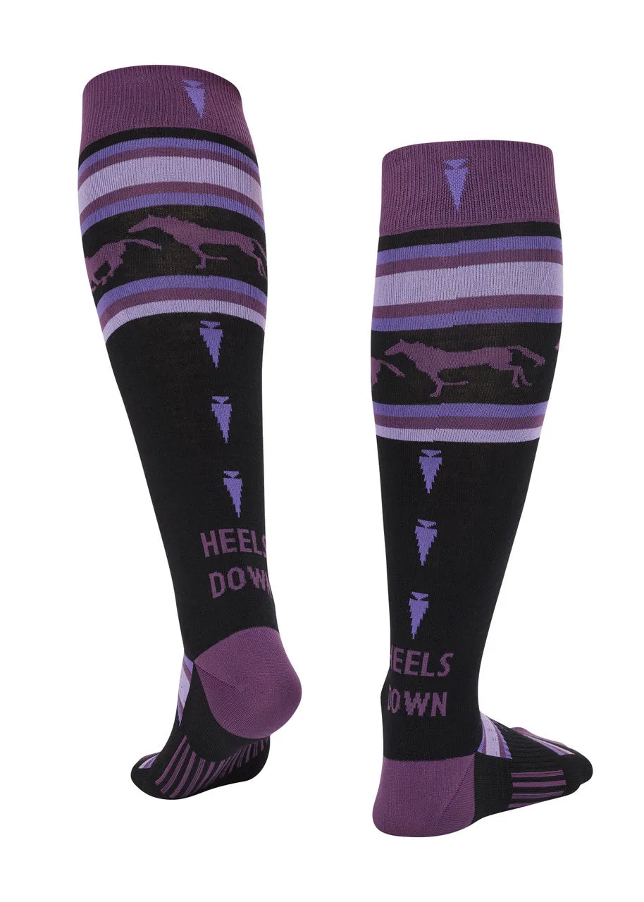 Kids Heels Down Wool Socks