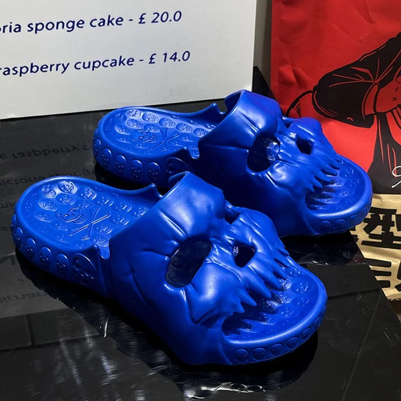 Skull Design Slippers