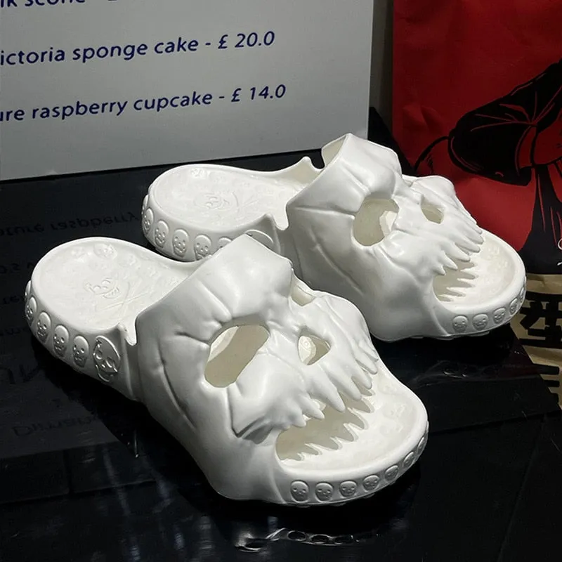 Skull Design Slippers