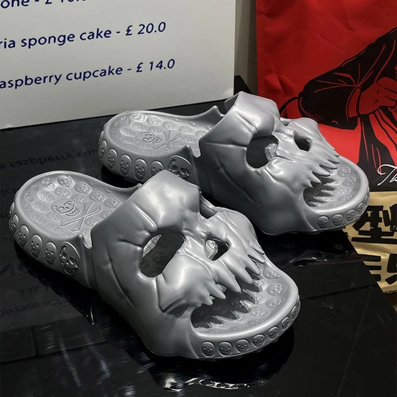 Skull Design Slippers