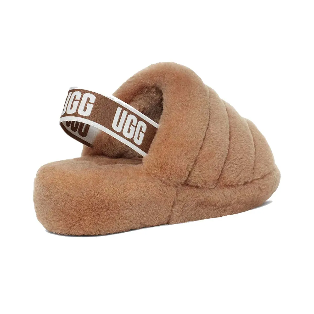 UGG Womens Fluff Yeah Slippers 1095119-CHE Chestnut